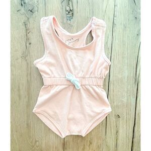 June & January Sleeveless Romper, Size 6-12M